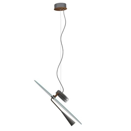 Stilnovo Bascula Taklampe Grå/ Bronse