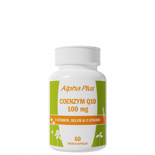 Coenzym Q10 100mg, 60 myke kapsler