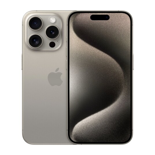 Apple iPhone 15 Pro 512GB Naturlig Titan - 5G, iOS, 6.1" OLED