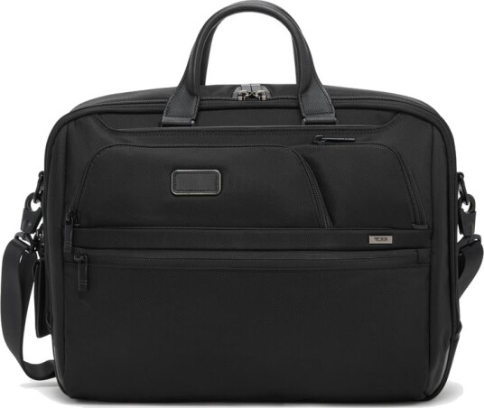 TUMI Alpha 4 Large Briefcase Black