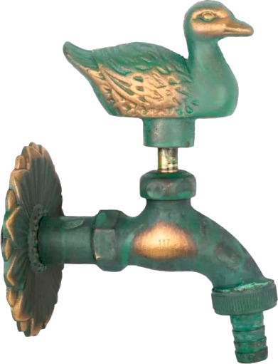 Nostalgi-kran (and) 52176-E brass 1/2 in inlet x 3/4 in outlet