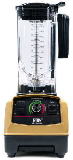 Raw Blender X 2,5 Turbo Gull 1800W 2,2L med 15 hastigheter