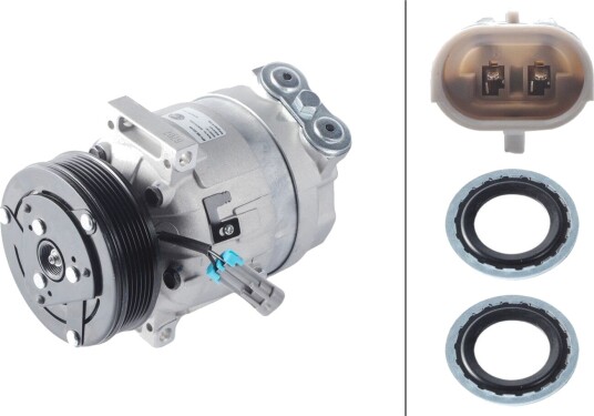 AC-kompressor HELLA 8FK 366 200-591