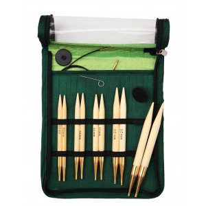 KnitPro Bamboo Udskiftelige rundpindesæt Bambus 60-80-100 cm 6-10 mm 5