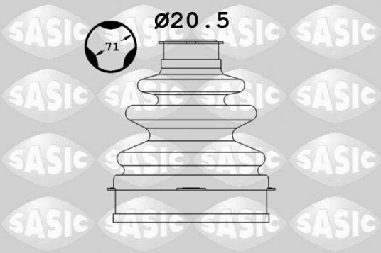 Sasic Mansjett drivaksel SASIC 1906068