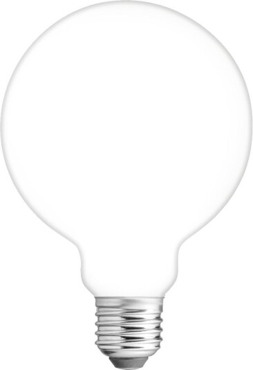 SATIN globepære 100mm matt opal E27 7W