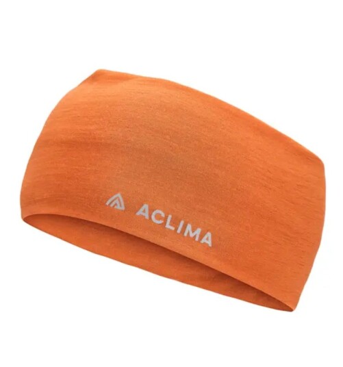 Aclima LightWool 140 Headband Aprocot Orange M