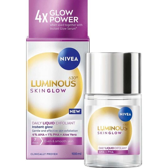 NIVEA Luminous630 Skin Glow Daily Liquid Exfoliant 100ml NIVEA Luminous630 Skin Glow Daily Liquid Exfoliant 100ml
