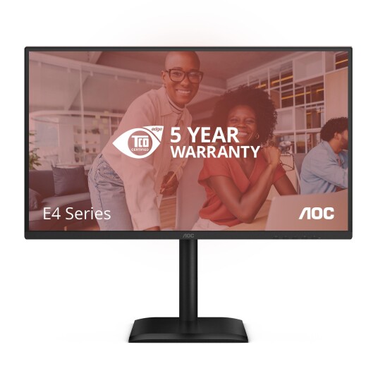 AOC 27E4U 27" FHD IPS Monitor - 1920x1080, 120Hz, Sort AOC 27E4U 27" FHD IPS Monitor - 1920x1080, 120Hz, Sort