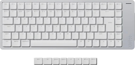 Lofree Flow 2 84 Silver Silent Tastatur Nordisk hvit OE927Flow2 White 84 Void ISO EU