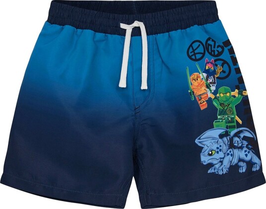 LEGO® Ninjago Badshorts LWArve Dark Navy LEGO® Wear 4 år (104) Badetøy Blå