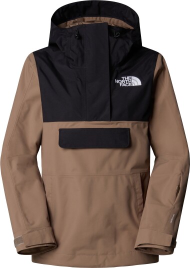 The North Face Women's Driftview Anorak Mocha Brown/TNF Black M