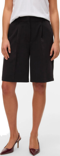 Vero Moda Awpassi Mw Knee Shorts Noos   Black   M