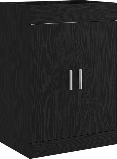 Badskapinet under vask Svart eik 78,5 x 37,5 x 81 cm Badskapinet under vask Svart eik 78,5 x 37,5 x 81 cm