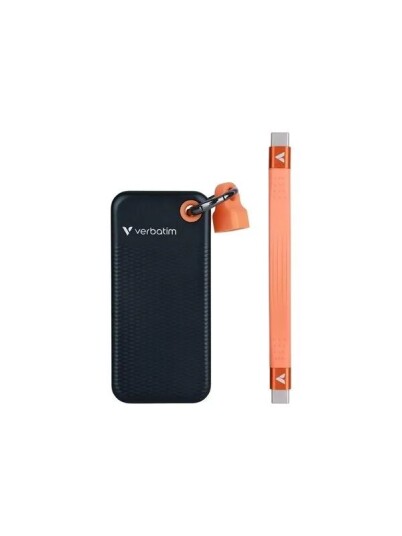 Verbatim Pocket SSD 256GB USB 3.2 Gen 2 Black/Orange