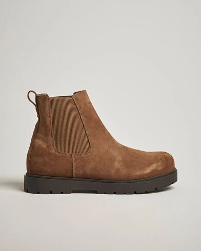 BIRKENSTOCK Highwood Suede Chelsea Boot Dark Tea
