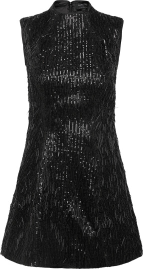 Bardot Christa Hourglass Mini Dress Black 36