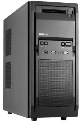 Chieftec LF-02B Midi Tower Kabinett ATX - Svart Chieftec LF-02B Midi Tower Kabinett ATX - Svart