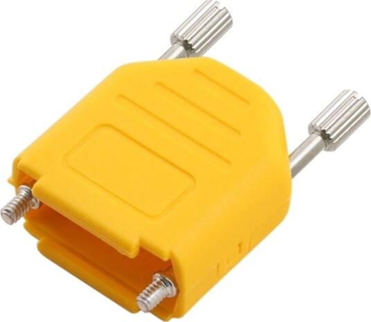 Encitech Dppk09-Fmy-K D-Sub-Kabinet: 9-Polet, Polyamid, 180 °, Gul