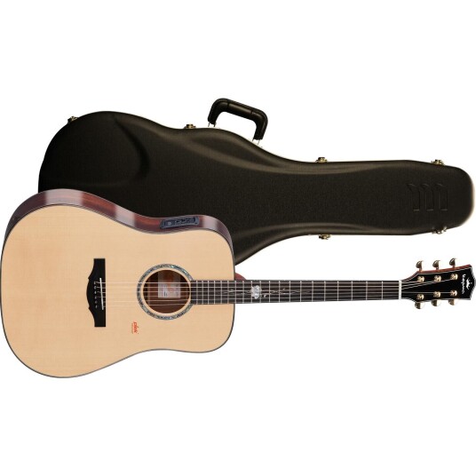 Kepma Guitars Solid Top G1e Natural Dreadnought Ak.Gitar M/pickup