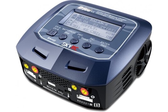 SkyRC D100 V2 100/200W 220/12V Dual Computerlader