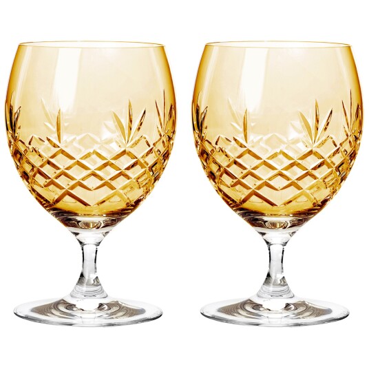 Frederik Bagger Crispy Eightball Glass 2 stk, Citrine Frederik Bagger Crispy Eightball Glass 2 stk, Citrine