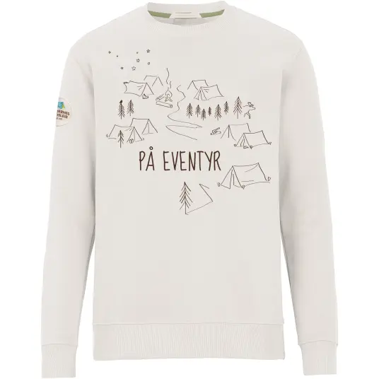Genser til barn 10 år Speiderne Camp Sweater Kid 140–146 White Genser til barn 10 år Speiderne Camp Sweater Kid 140–146 White