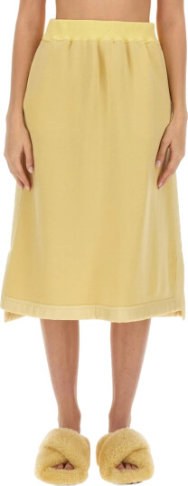Jil Sander Dame Skjørt Gul S, Jil Sander Dame Skjørt Gul S,