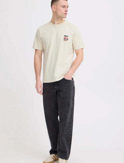 Blend Bhkash Funny Emb S/S Tee Cream XXL