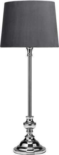 PR Home Andrea bordlampe Krom/grå skjerm 55 cm Grå