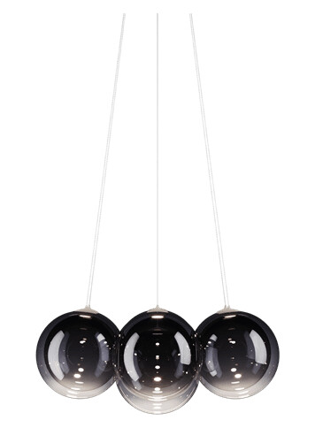 Lodes Random Cloud 7 Lysekrone Ø28 3000K Glossy Smoke/Glass Lodes Random Cloud 7 Lysekrone Ø28 3000K Glossy Smoke/Glass