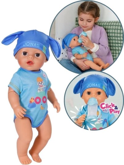 Baby Born Jonas Click & Play Dukke 43cm