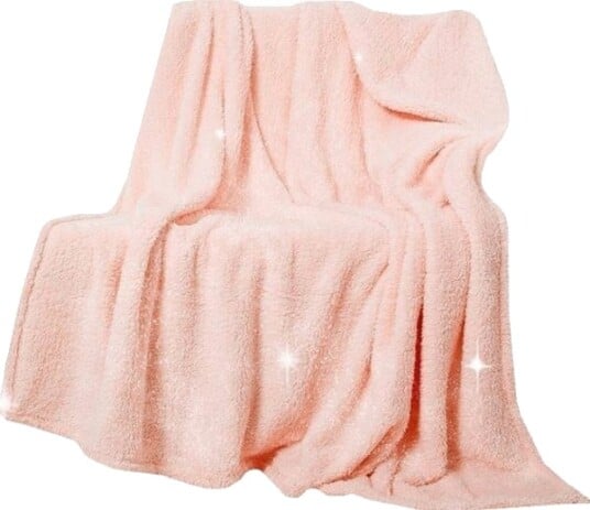Multitex Pledd/Teppe 150 X 200 Mikrofiber Plysj Med Glitter Silver 01