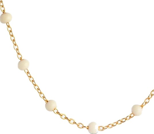 Enamel Copenhagen Necklace, Lola - DAISY - 38+2+2 cm