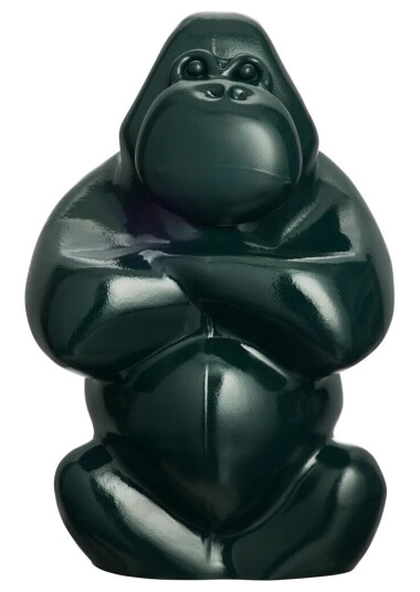 Kosta Boda Gabba Gabba Hey skulptur 305 mm Mørkegrønn