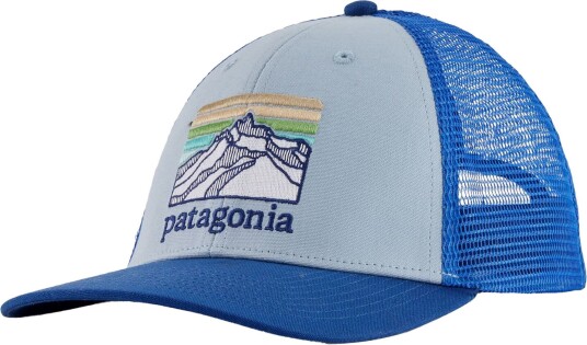 Patagonia P-6 Logo Lopro Trucker Hat Steam Blue OS