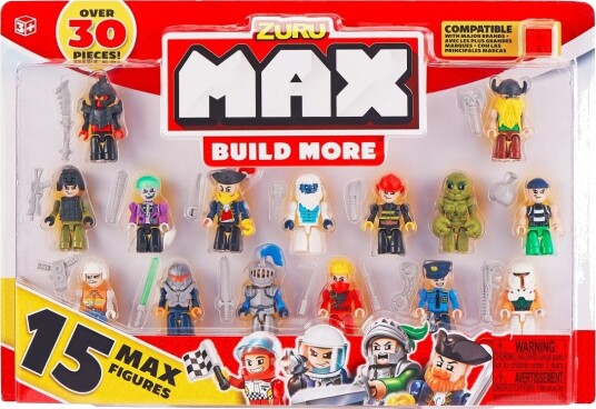 Zuru Max Build More Figursett 3+ År 15 Figurer Zuru Max Build More Figursett 3+ År 15 Figurer