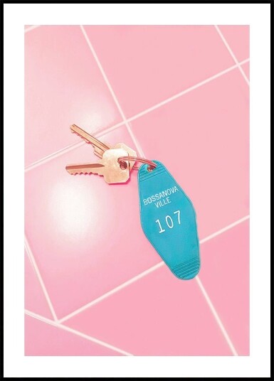 Motel Room Keys Plakat Plakat / 70x100cm Motel Room Keys Plakat Plakat / 70x100cm