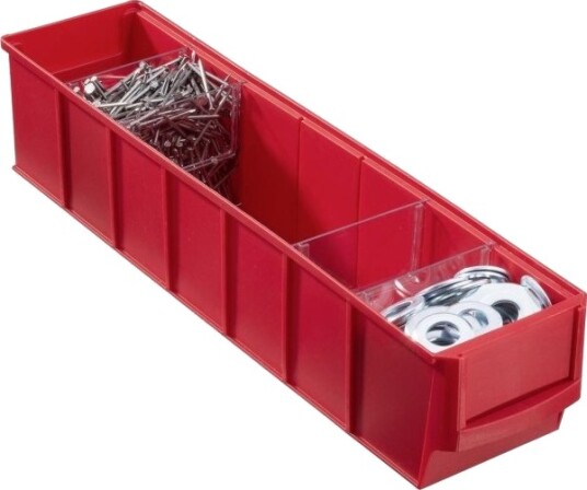 Allit 456541 Oppbevaringskasser L X B X H 400 X 91 X 81 Mm Rød 1 Stk
