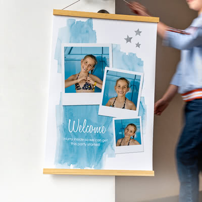 smartphoto Velkomstplakat