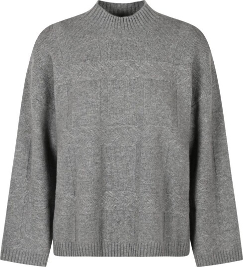 Emporio Armani Dame Strikkevarer Grå S,