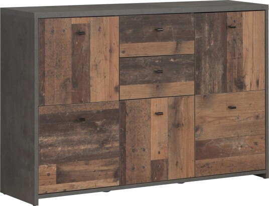 Broxton Sidebord 114 cm - Grå/Brun
