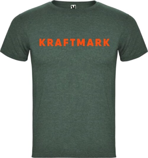 Kraftmark Athlete Logo T Shirt Green/Orange M