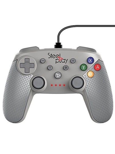 Steelplay Wired Controller - SNES Grey Steelplay Wired Controller - SNES Grey