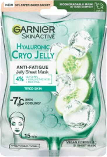Garnier Cryo Jelly Sheet Mask Face 1 st Ansiktsmasker