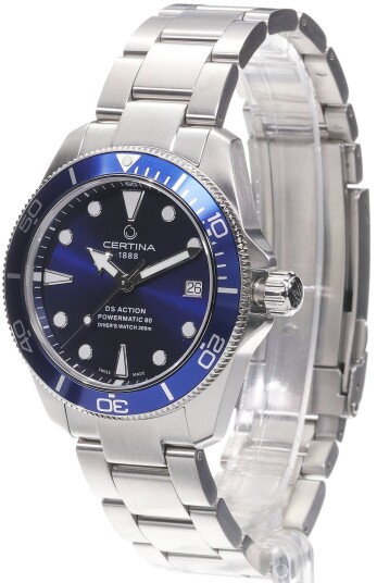Certina Herreklokke C032.807.11.041.00 DS Action BlĂ„/StĂ„l Ă38 mm Certina Herreklokke C032.807.11.041.00 DS Action BlĂ„/StĂ„l Ă38 mm