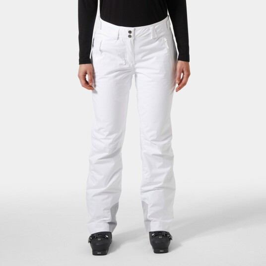 Helly Hansen Dame Legendary Isolerte Skibukser Hvit XLs