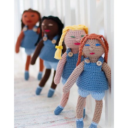 Spice Friends by DROPS Design Baby Bamse Hekleoppskrift