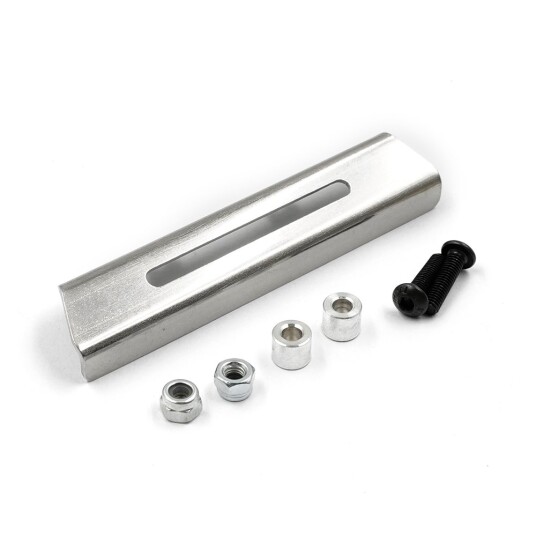 Yeah Racing TABB-013SV STAINLESS STEEL FRONT BUMPER FOR BBX