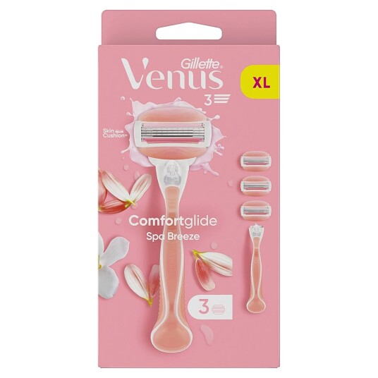 Gillette Venus Comfortglide Spa Breeze barberhøvel inkl. 3 pcs.